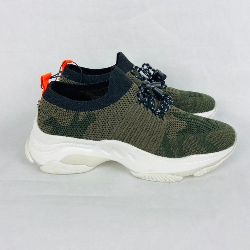 Steve Madden NY90 Green Camo Print Sneakers